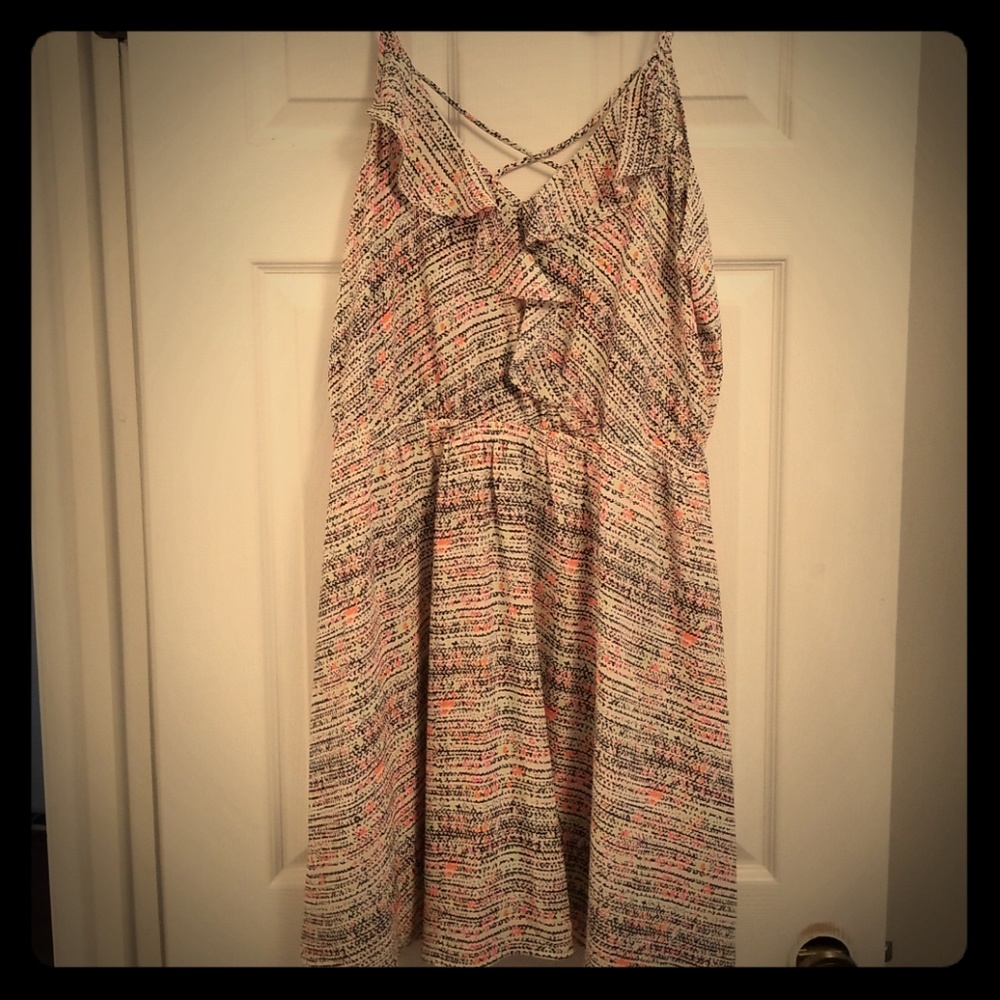 Lush flowy neon dress
